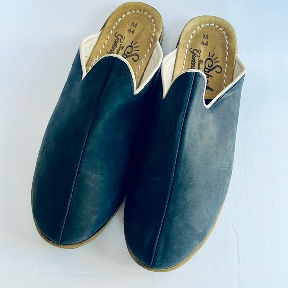 Sabah Men\'s Blue Suede Slip-On Shoes main image 4